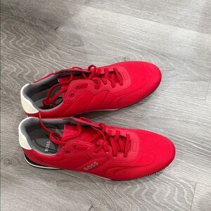 Boss Men's Bold Red Sneakers